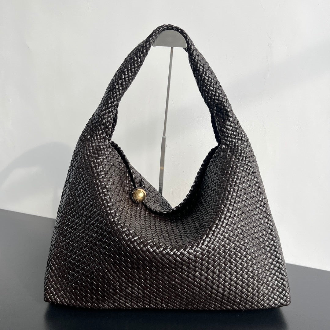 Bottega Veneta Women's Fashion Casual Leather Handbag With Knitted Balls And Leather Buckle Details Shoulder Bag Bags 826196v2ez01424#78881