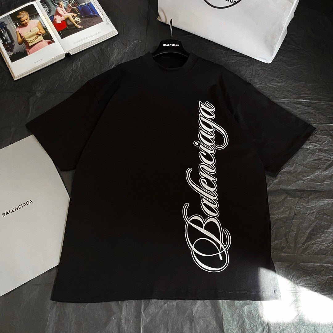 Balenciaga Cursive T-shirt Medium Fit #377640