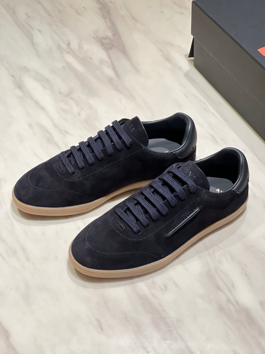 Zegna 232 Suede Sneakers #384742