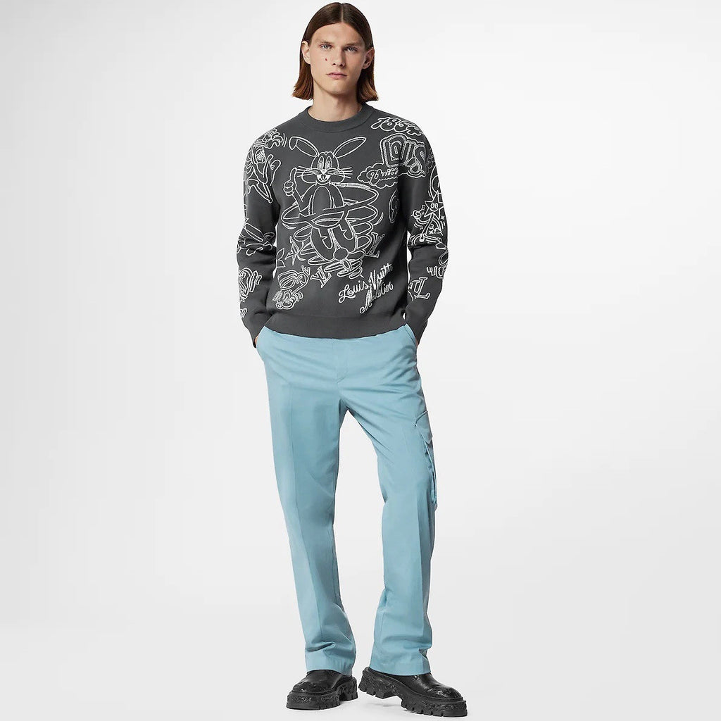 Louis Vuitton LV Rabbit Cartoon Knitted Sweater #334961