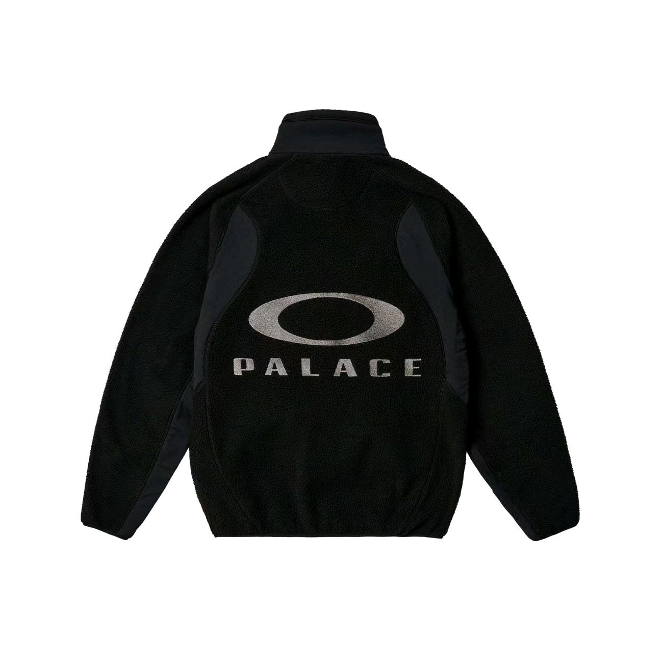 PALACE X Oakley Men's Fall/Winter Fashion Casual High Neck Zipper Logo Embroidered Stand Up Collar Fleece Jacket #79439