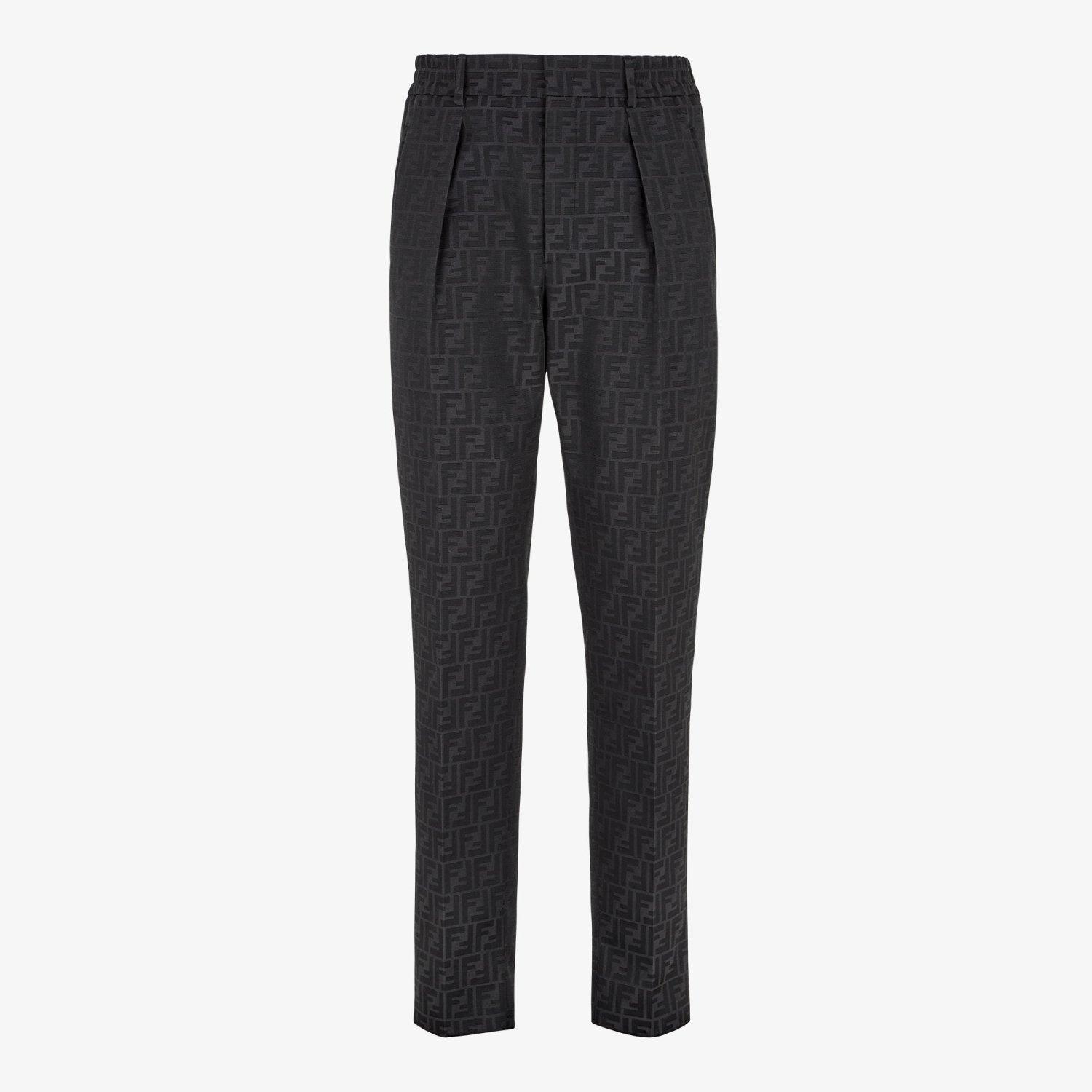 Fendi Men's Fall And Winter F Full Print Casual Suit Jacquard Lapel Single-breasted Jacket Straight Suit Pants Set #71558