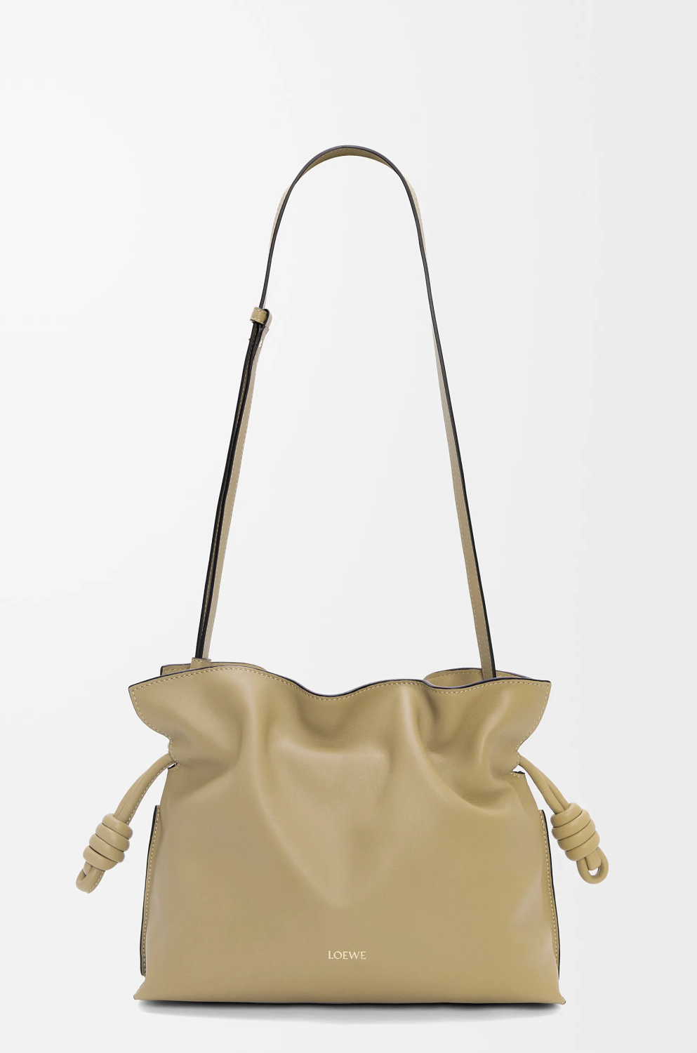 Loewe Women's Medium Nappa Calfskin Leather Flamenco Clutch Solid Color Shoulder Crossbody Bag Magnetic Clasp Closure Bag Bags 0010966075 #81348