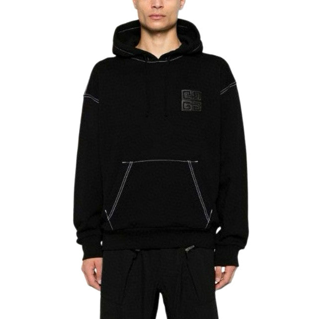 Givenchy Men's And Women's Spring/fall Fashion Casual Solid Color Hooded Pullover Logo Sweatshirt #79291