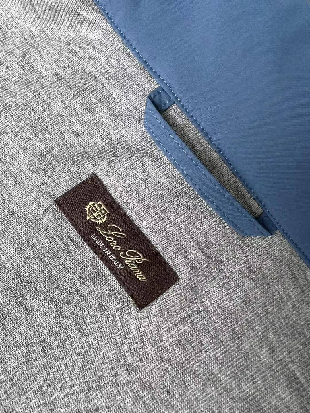 Loro Piana Standing Collar Long Sleeved Jacket #21867