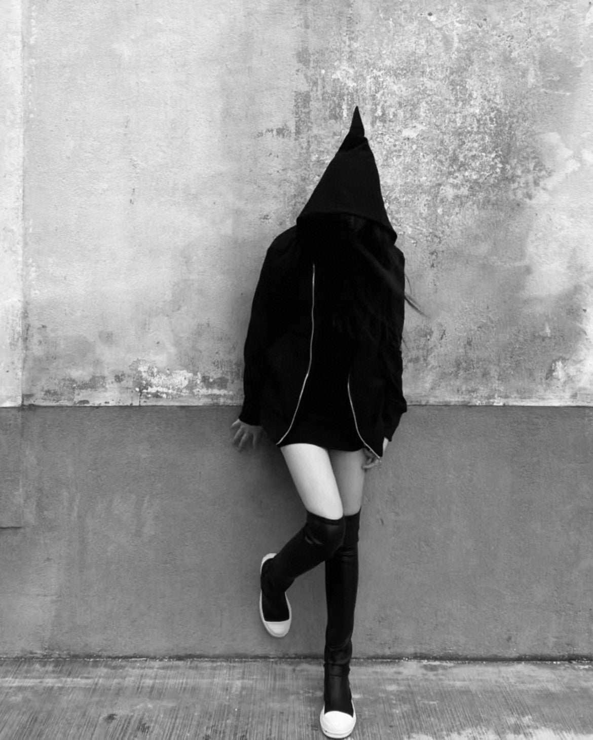 Rick Owens Irregular Zipper Jacket Coat Ngvp #6553