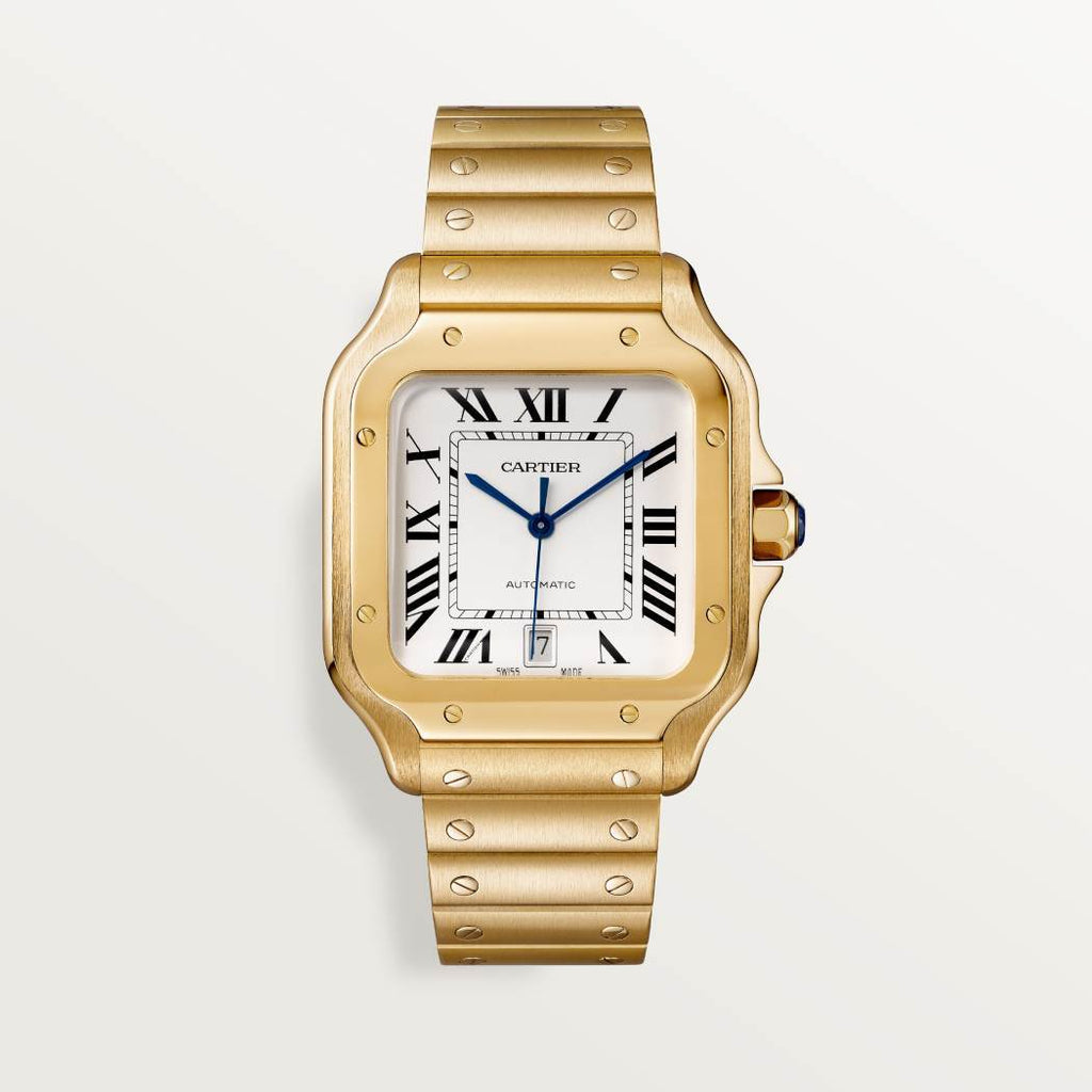Cartier Santos De Cartier Watch Large Couple'S Watch Fashion Smartink Disassembly System Sapphire Cut Temperament Watch Accessories Thickness 9.08mm #81214