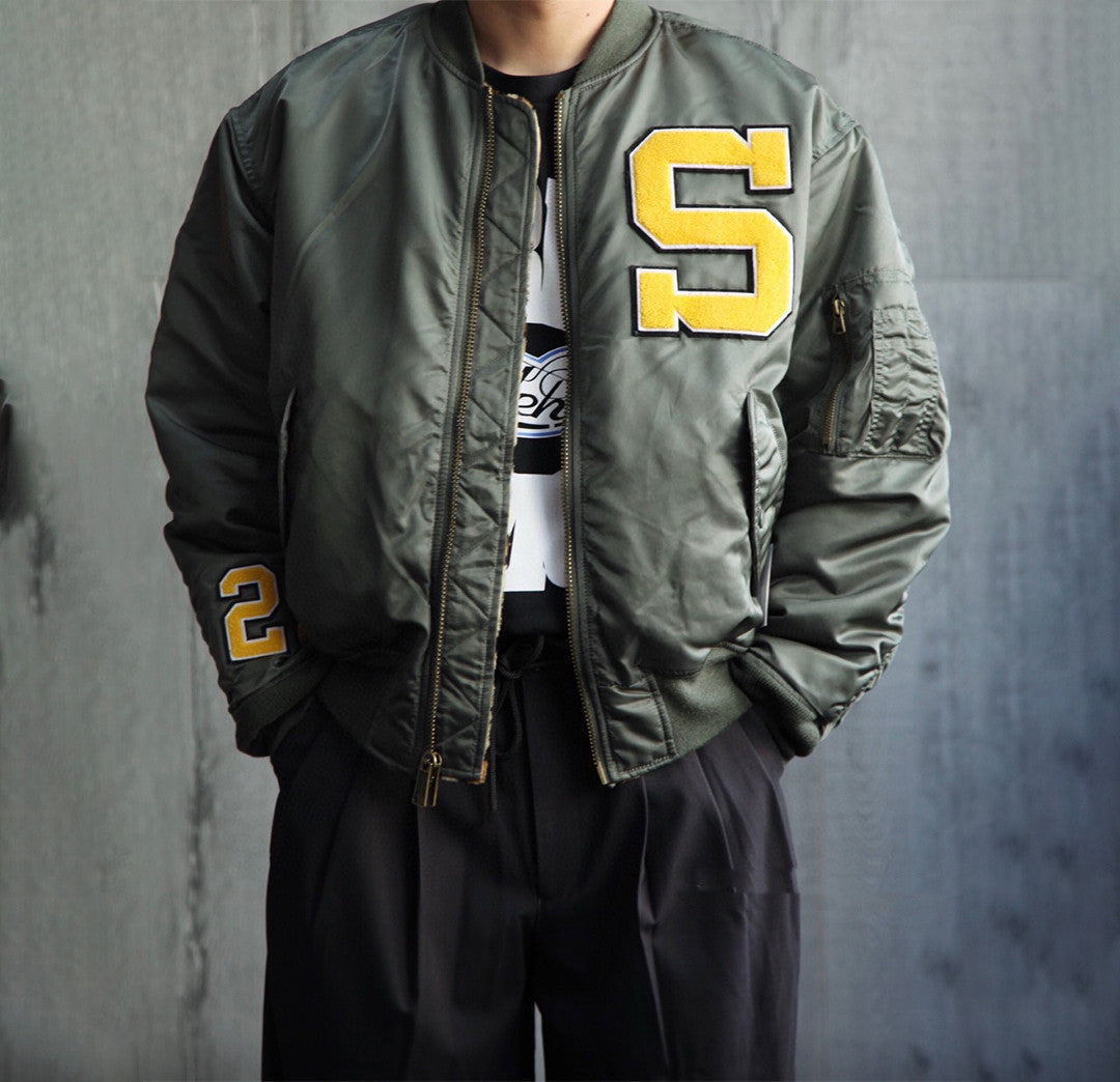 Supreme Supreme X Hiroshi Fujiwara Goodenough Collaboration Men's Autumn/winter Ss25 Patch Logo Design Zip-up Long-sleeved Jacket Includes Eight Diy Customisation Badges Ngvp #2627