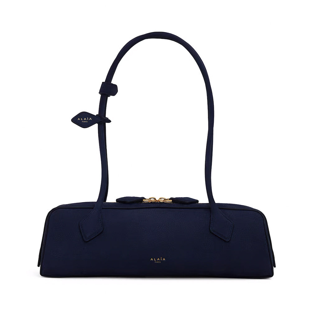 Alaia Le-Teckel Women's Suede Long Handle Handbag Solid Color Zipper Casual Shoulder Bag Bags #84181A