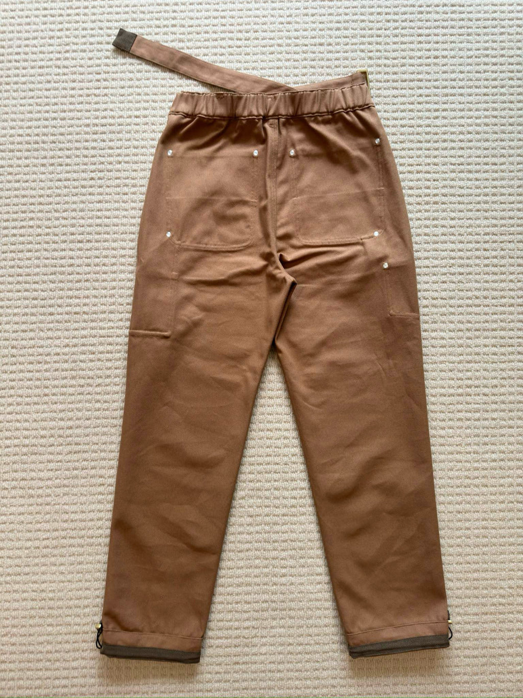 Carhartt WIP x Sacai  Men's Spring/Fall Fashion Casual Solid Color Relaxed Straight Leg Pants Work Pants #78683