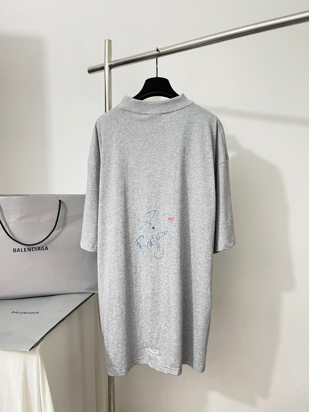 Balenciaga Music  Britney Spears Series Men's and Women's Summer Character Print Round Neck Cotton Short Sleeve T-Shirt #77896