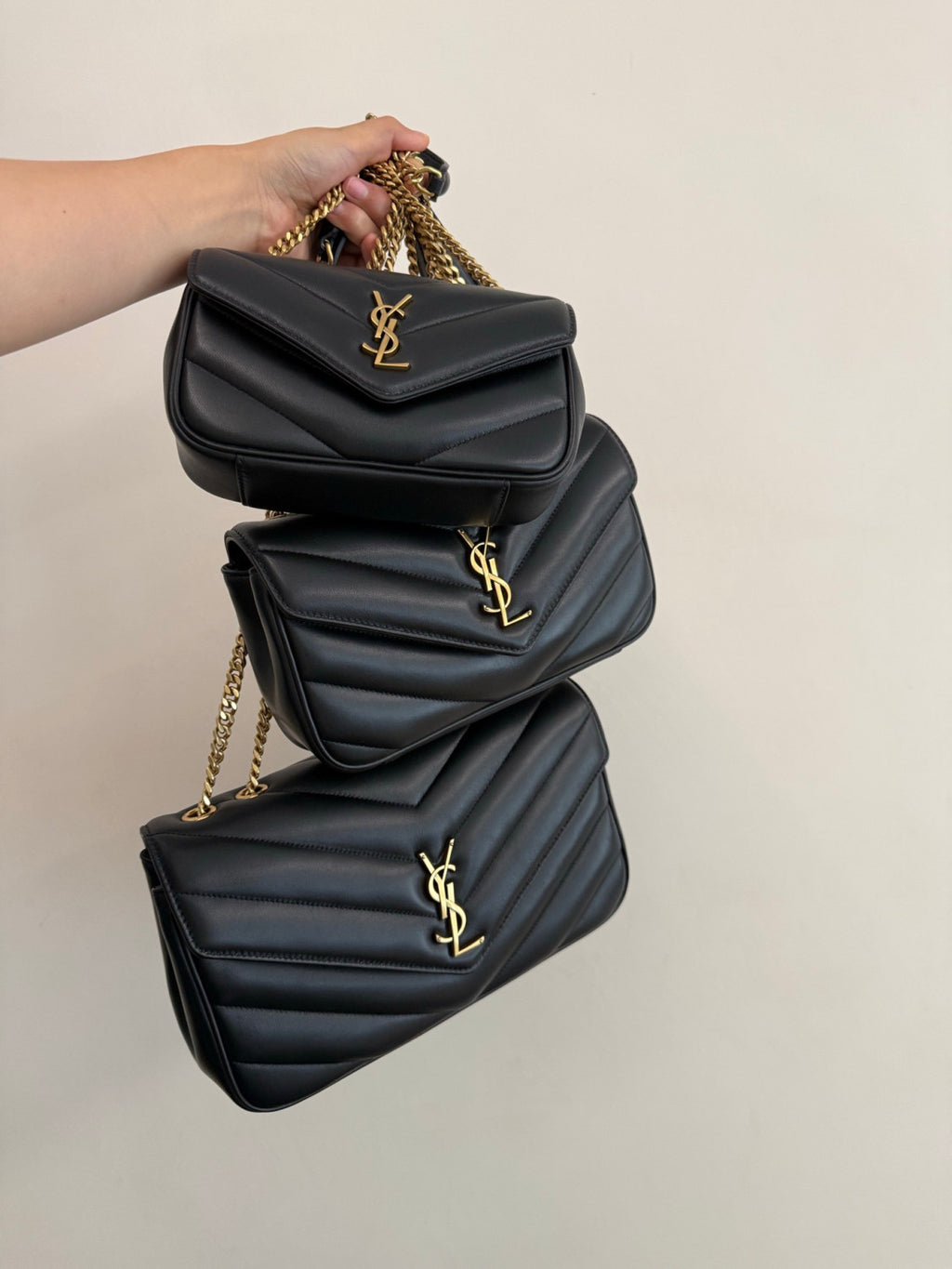 Saint Laurent LOULOU Mini Small Medium Sheepskin Handbag Shoulder Bag Crossbody Bag #332857