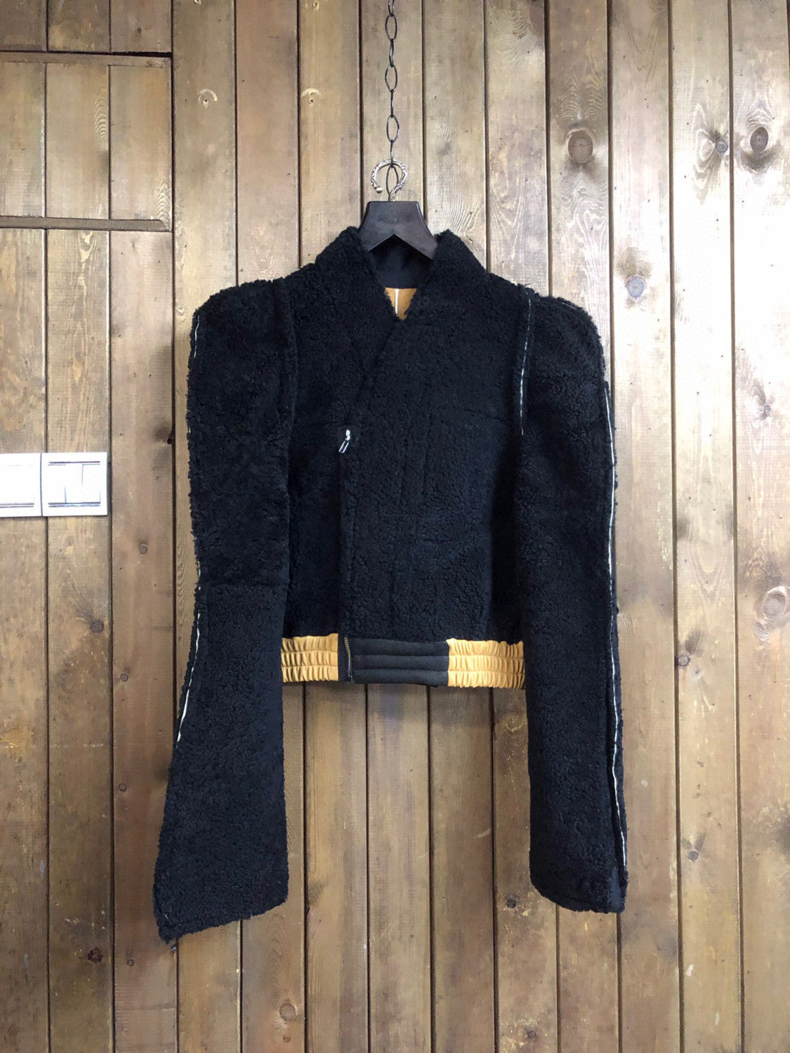 Rick Owens Fur Long Sleeve Jacket Ngvp #6659