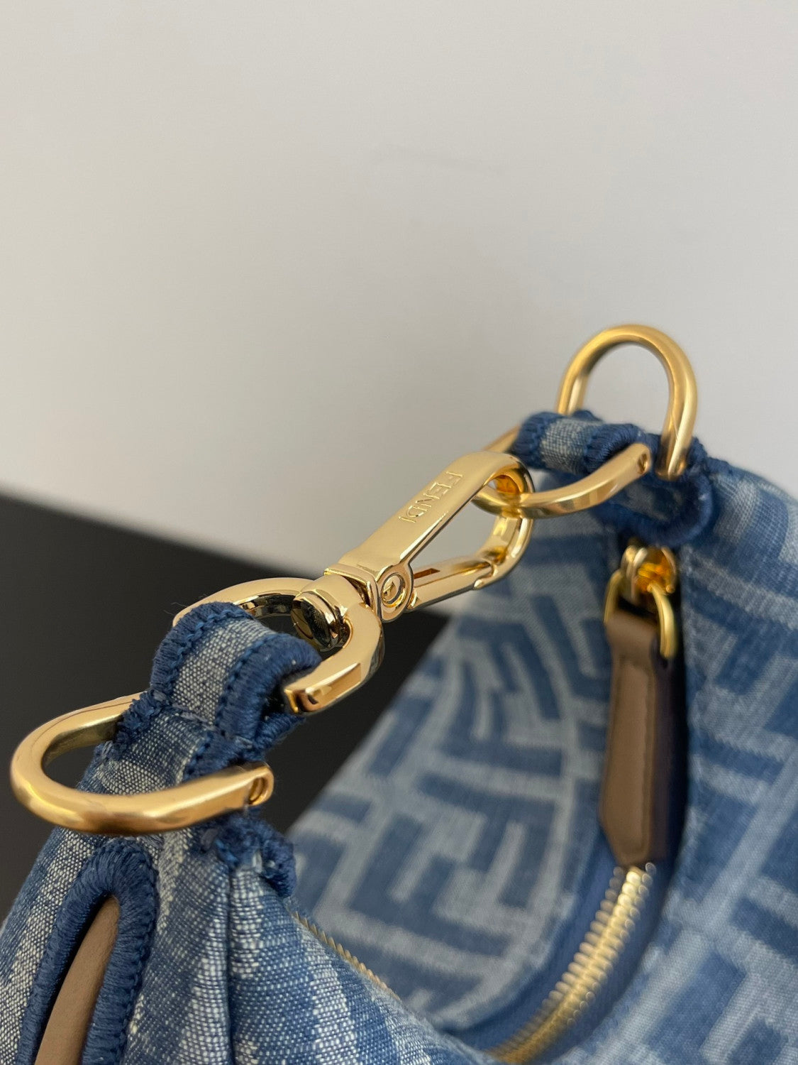 Fendi Fendigraphy Mini Fabric Blue #322306