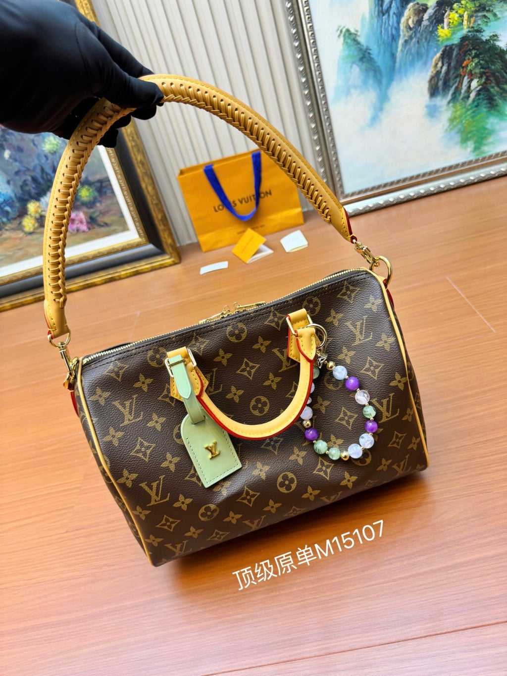 LOUIS VUITTON Special Offer Monogram Leather Bags Handbag #378342