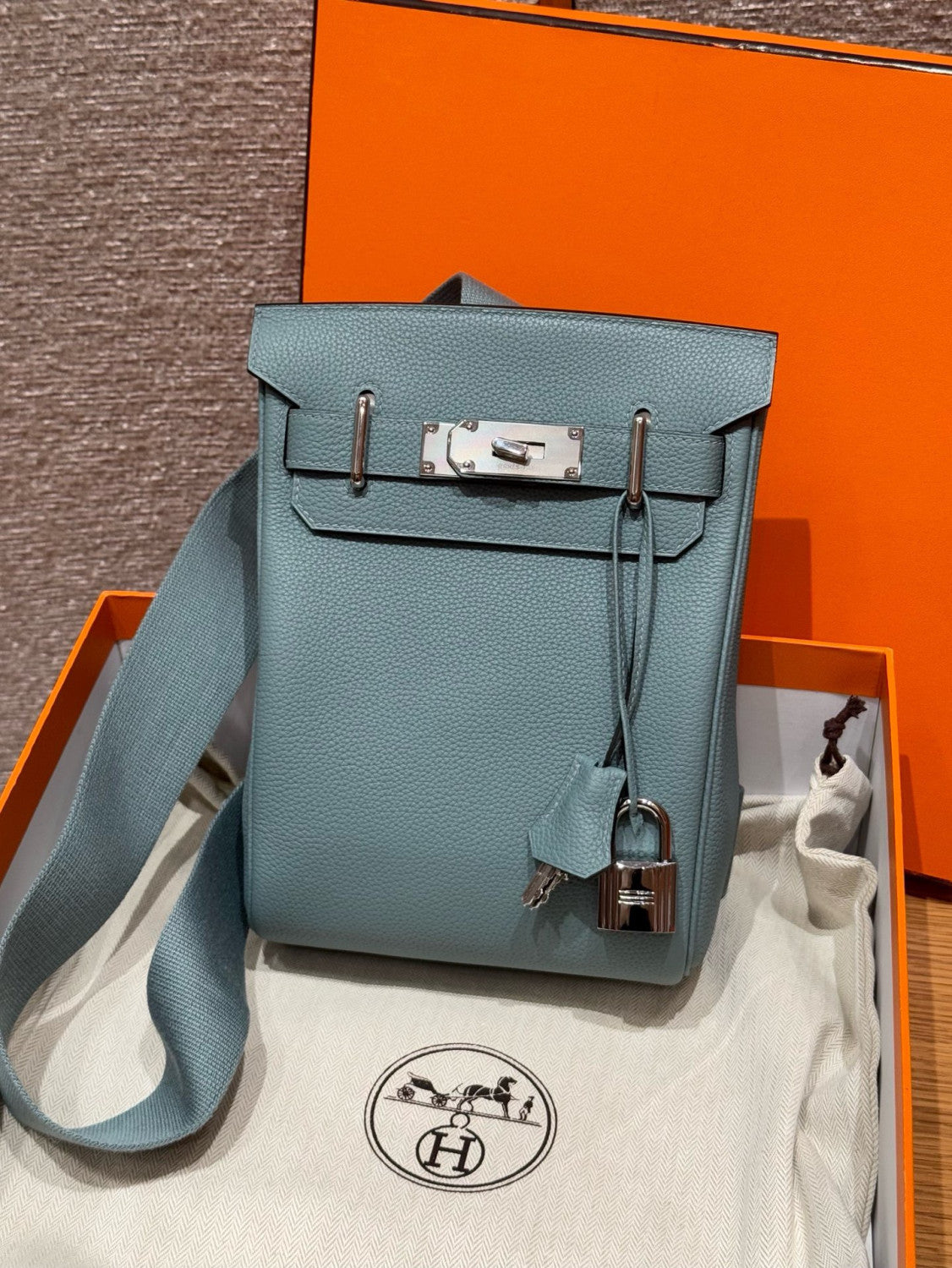 Hermes Hac A Dos Small Backpack 28cm Kelly-style Crossbody Bag Multiple Colors Shoulder Bag Togo From France Bags #196034