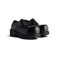 Balenciaga STOMPER Men's Spring/Fall Fashion Classic Round Toe Lace Up Chunky Heel Brogues Derby Shoes #79321