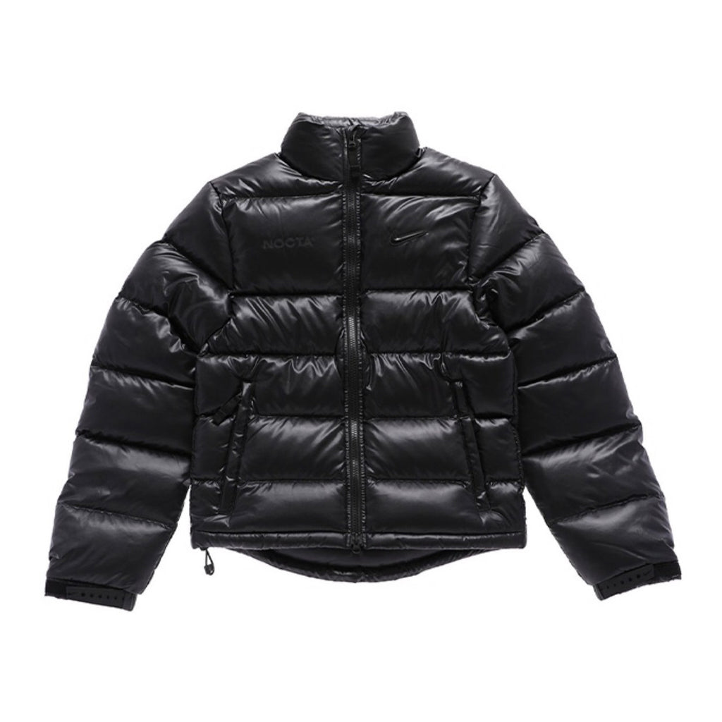 Nike x Drake Nocta Men's Winter Solid Colour Logo Lapel Zipper Long Sleeve Puffer Down Jacket #97737