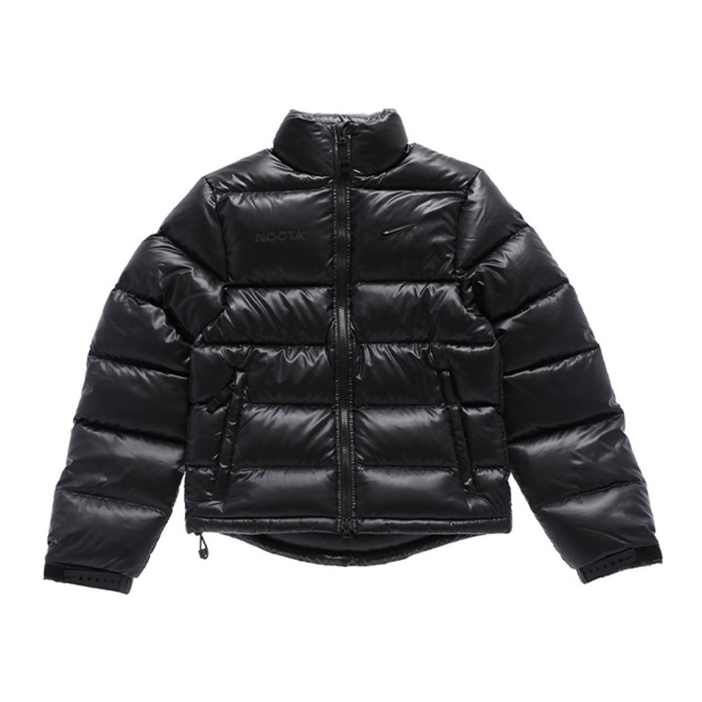 Nike x Drake Nocta Men's Winter Solid Colour Logo Lapel Zipper Long Sleeve Puffer Down Jacket #97737