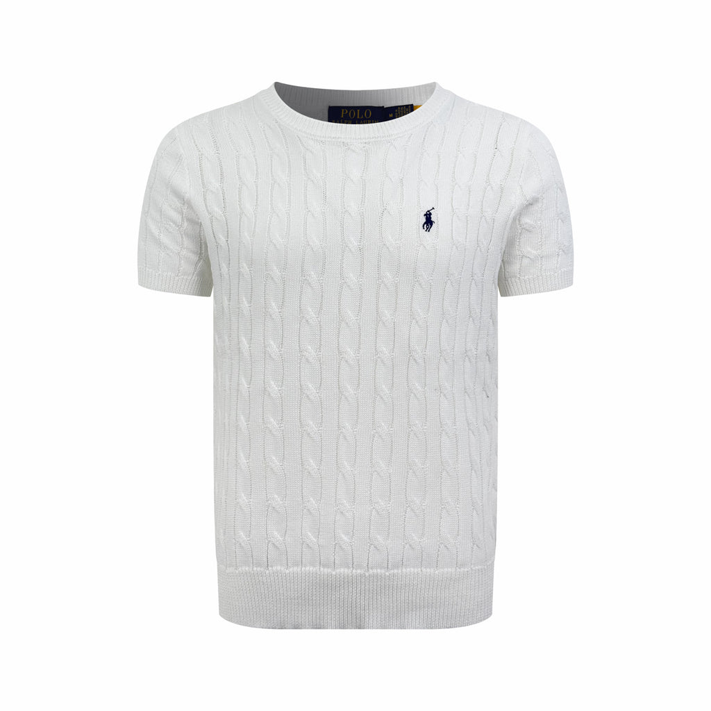 Ralph Lauren Cable Knit Cotton Sweater #376042