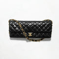 Chanel 24A Chain Shoulder Strap Flap Diamond Shiny Sheepskin Shoulder Crossbody Bag  #333559