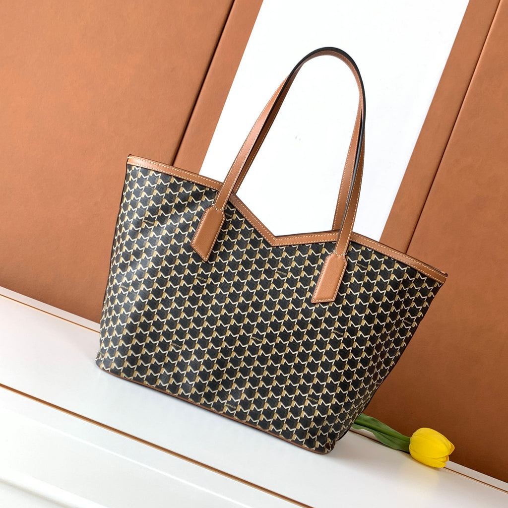 Moynat M Canvas Women's Fashion Classic Hook And Eye Closure Design Canvas Tote Bag Handbag Shoulder Bag Bags #78697