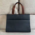 Zegna Men's Business Handheld Tote Bags Imported Leather Laptop Bag # 195386