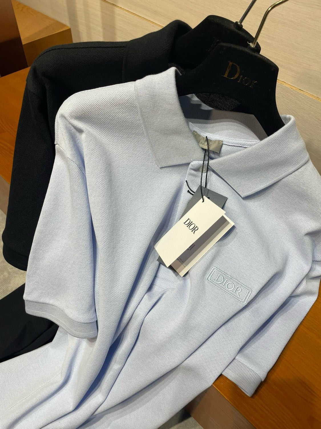 Dior Men's Summer Solid Color Logo Letter Embroidered Polo Shirt Short Sleeve T-Shirt #99633