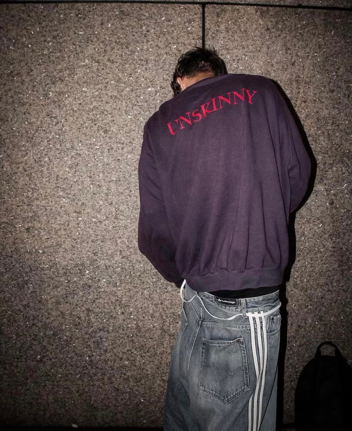 Vetements Men's Spring And Autumn Purple Back Letter Printed Round Neck Hooded Logo Embroidered Long Sleeve Hoodie Sweatshirt #81579