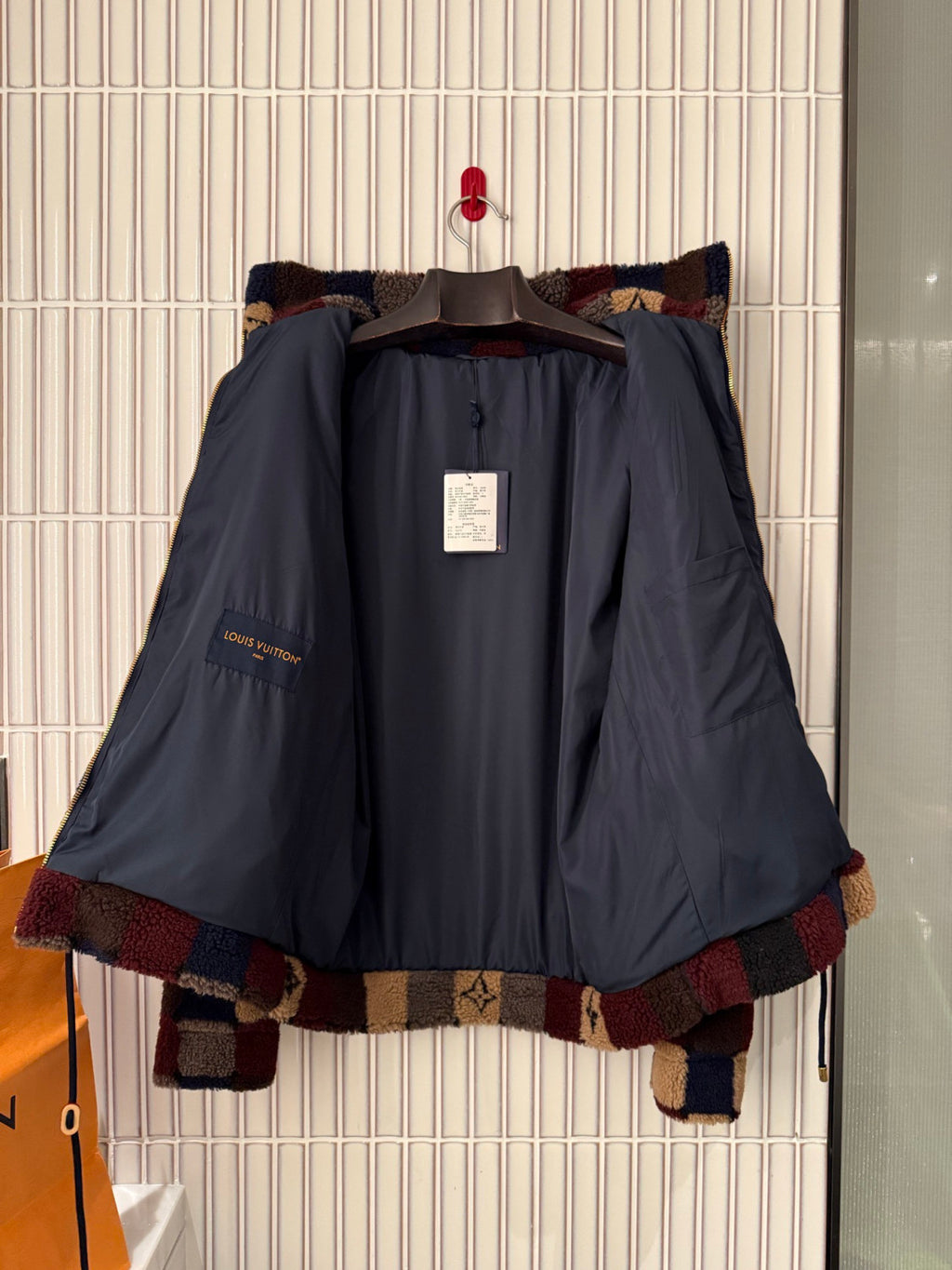 Louis Vuitton Damier Fleece Blouson #336104