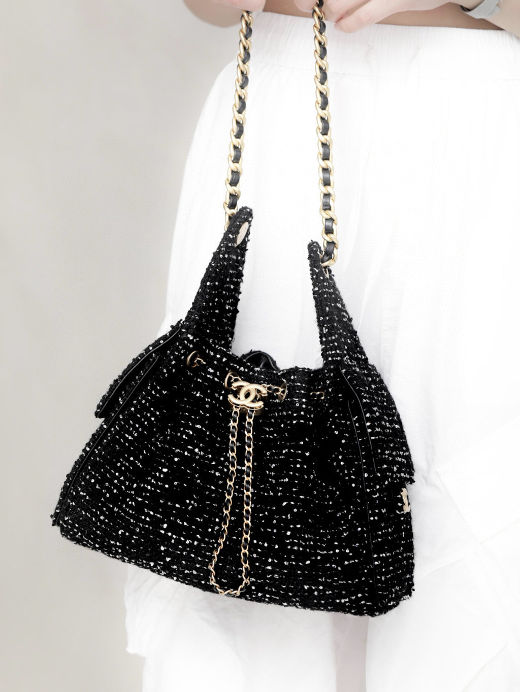Chanel Hobo Drawstring Underarm Bag Fashion Luxury Temperament Trend Senior New Banquet Bags #81423