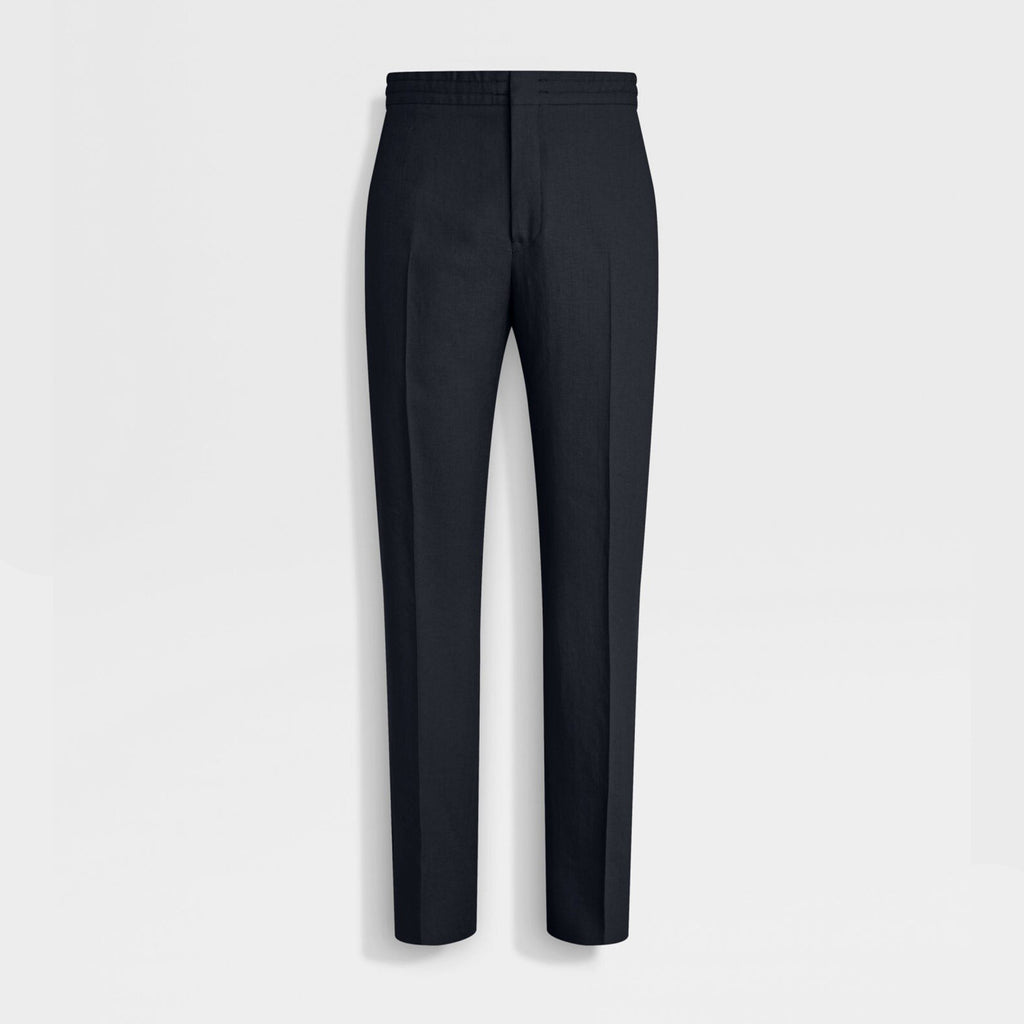 Ermenegildo Zegna Oasi Lino Oasis Linen Trousers Men's Spring And Summer Fashion Casual Comfortable Straight Trousers  Pants Ngvp #1575
