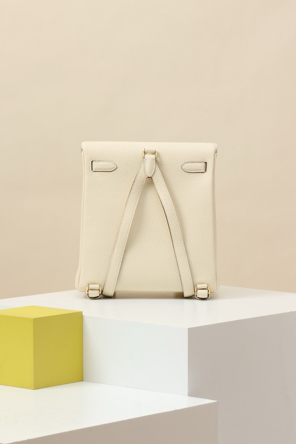 Hermes Women's Fashion Casual Solid-Color Leather Adjustable Strap Dual Purpose Backpack Shoulder Bag Crossbody Bag Bags KA220360 #78968