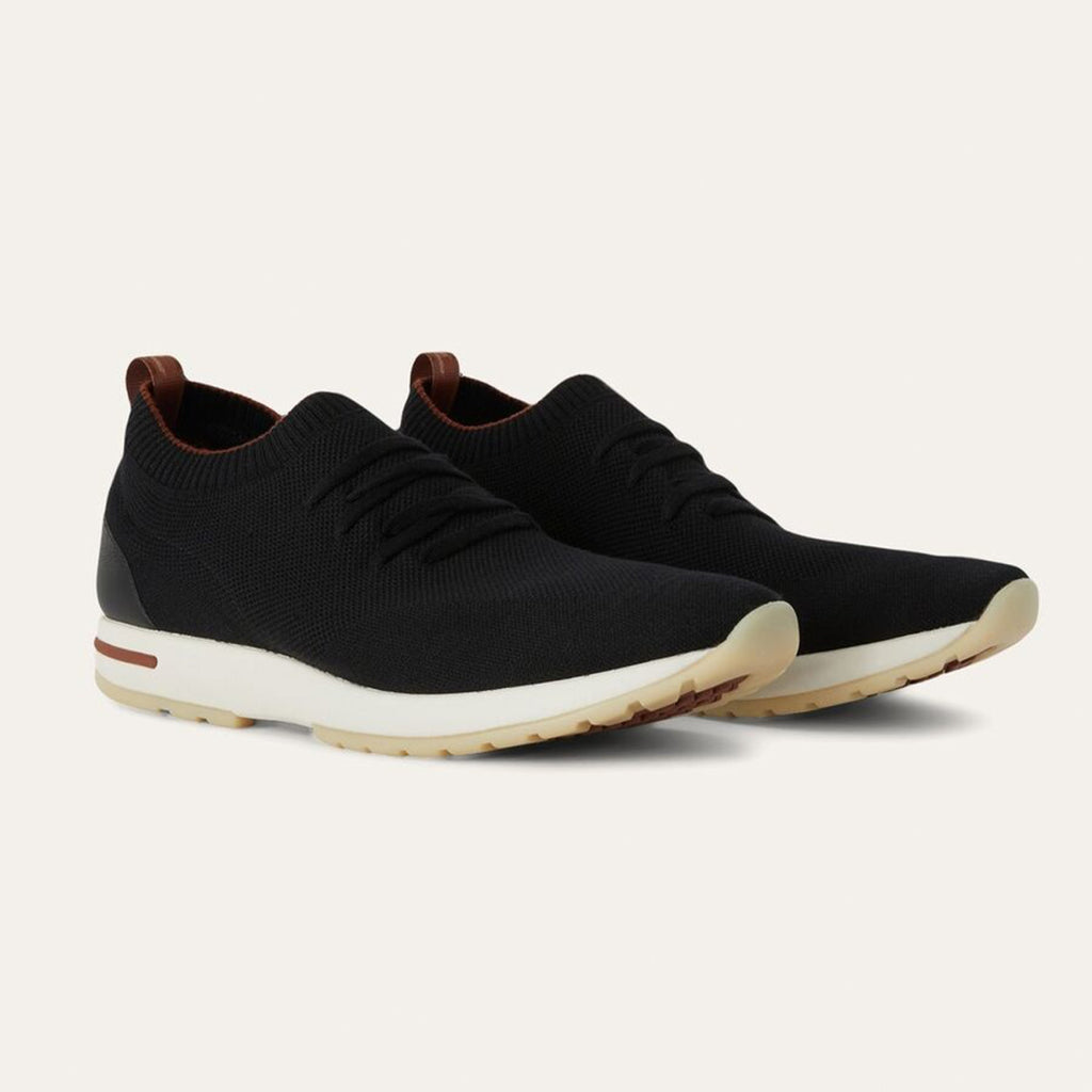 Loro Piana 360 Lp Flexy Walk Men's Autumn/winter Sports Shoes Two-tone Fashion Luxury Knit Comfortable Casual Footwear Ngvp #2435