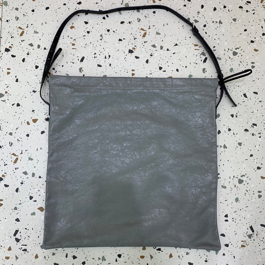 Balenciaga Women's Old Hardware Accessories Zipper Closure Sheep Leather Tote Bag Single Shoulder Crossbody Bags #75936