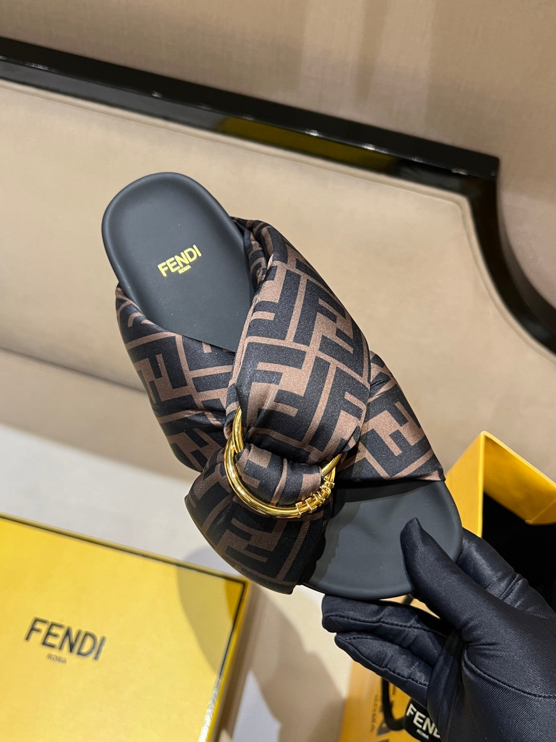 FENDI Fendi Feel Shoes Brown #388733