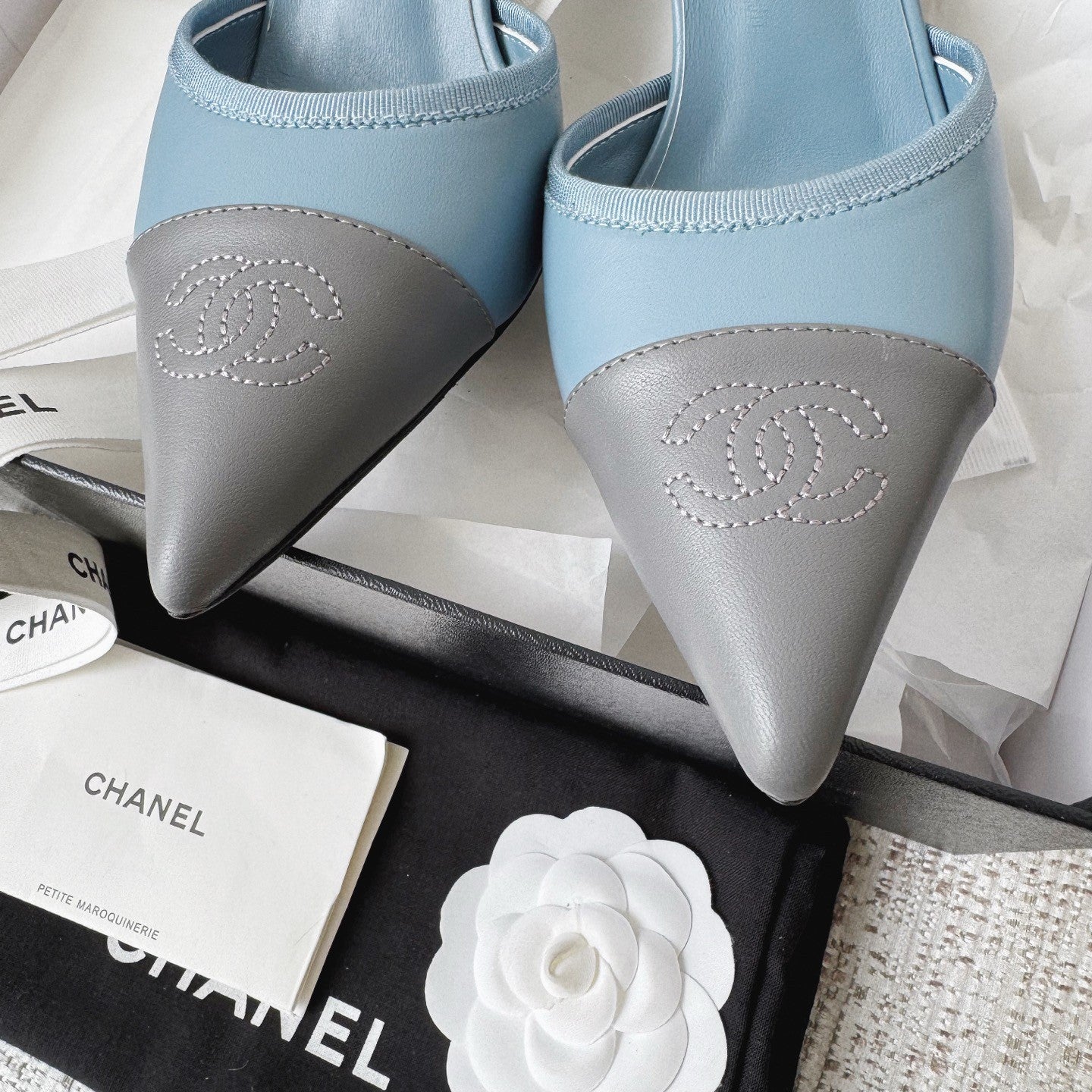 Chanel Spring and Summer High Heels Flat Shoes #378093