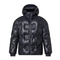 Louis Vuitton Men's Autumn and Winter Solid Color Embossed Printed Hooded Zipper Long Sleeve Puffer Down Jacket #75245