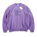 Vetements Letter Print Pullover Sweatshirt Ngvp #6725