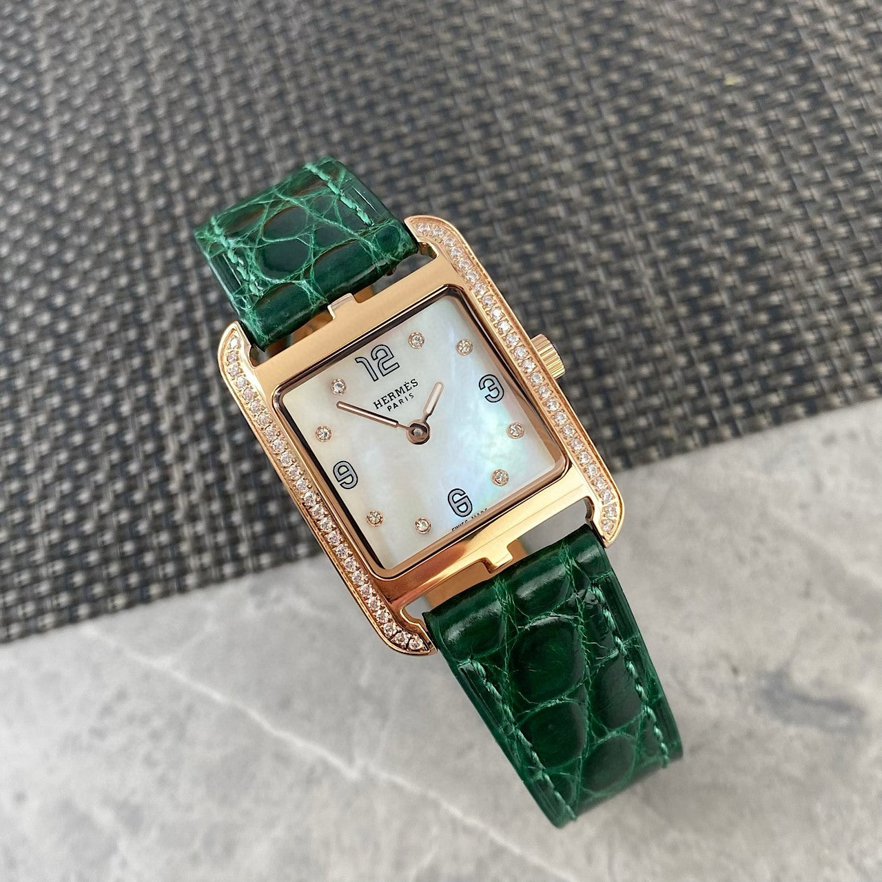 Hermes Cape Cod Women's Fashion Classic Minimalist Quartz Movement Genuine Leather Strap Watch Accessories #78528