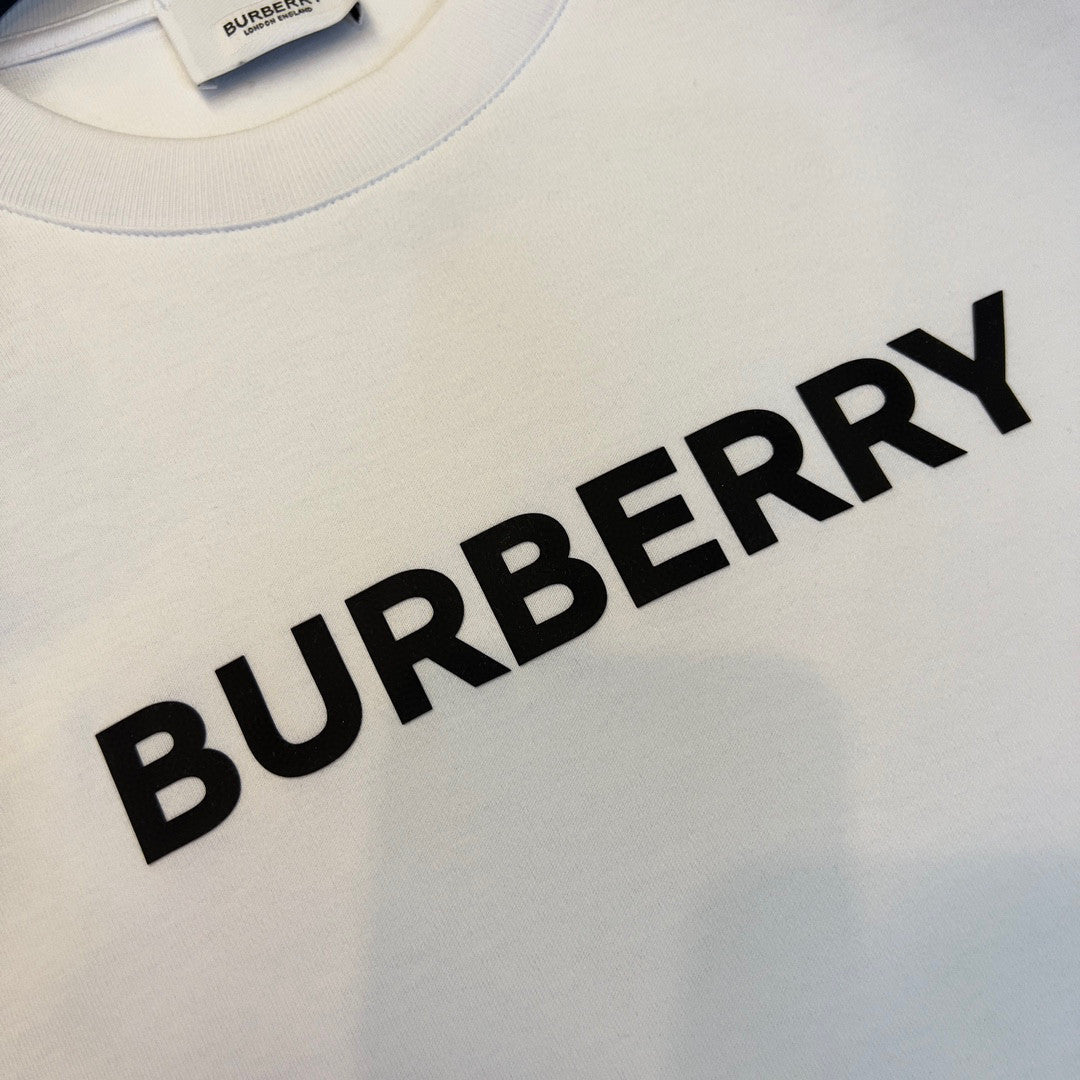 Burberry Letter White Short Sleeve T-Shirt #96153