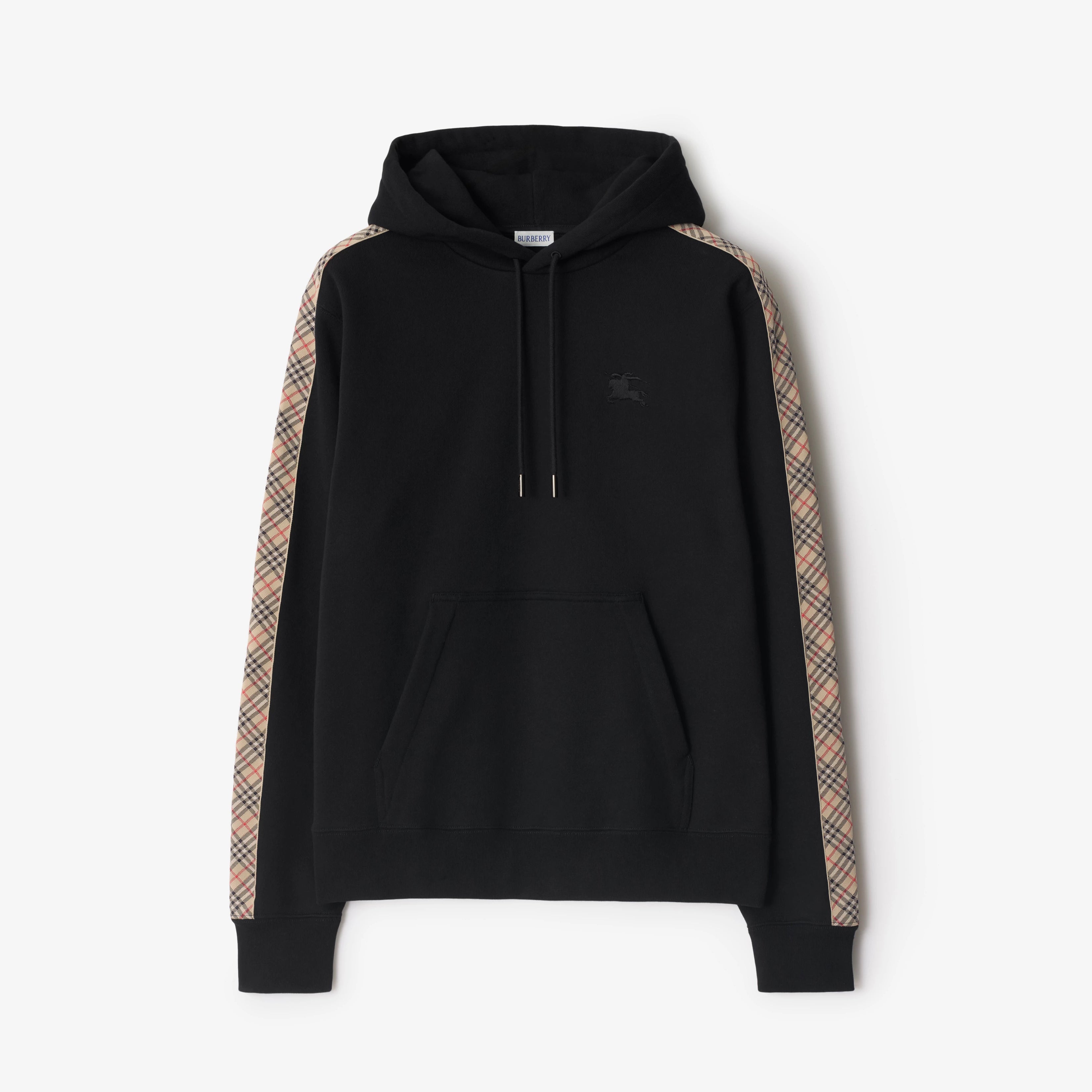 Burberry Men's Spring/Fall Fashion Casual Hooded Zipper Checkered Decorative Cotton Hoodie Jacket #78598