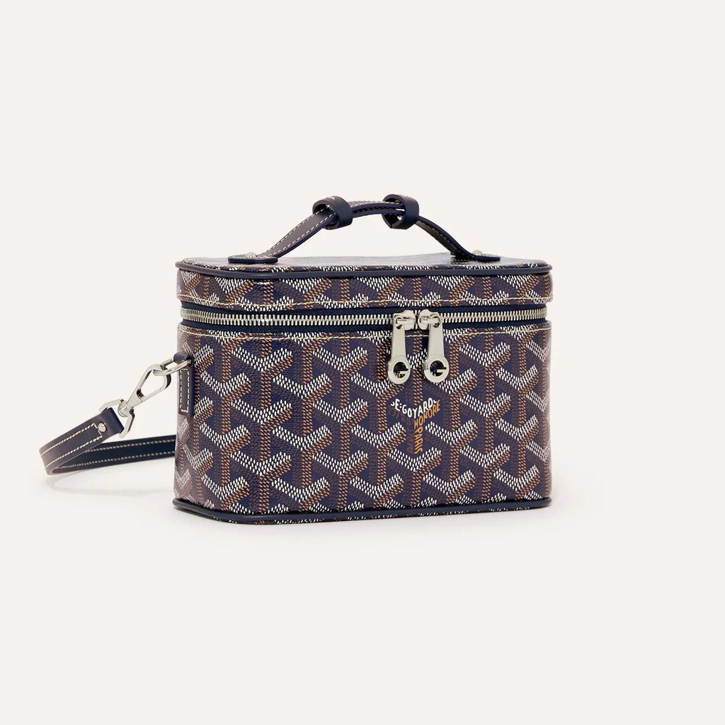GOYARD MUSE Women's Fashion Classic Double Zip Closure Adjustable Strap Mini Makeup Bag Handbag Crossbody Bag Bags MUSEVAMINTY-09CL09P #79346