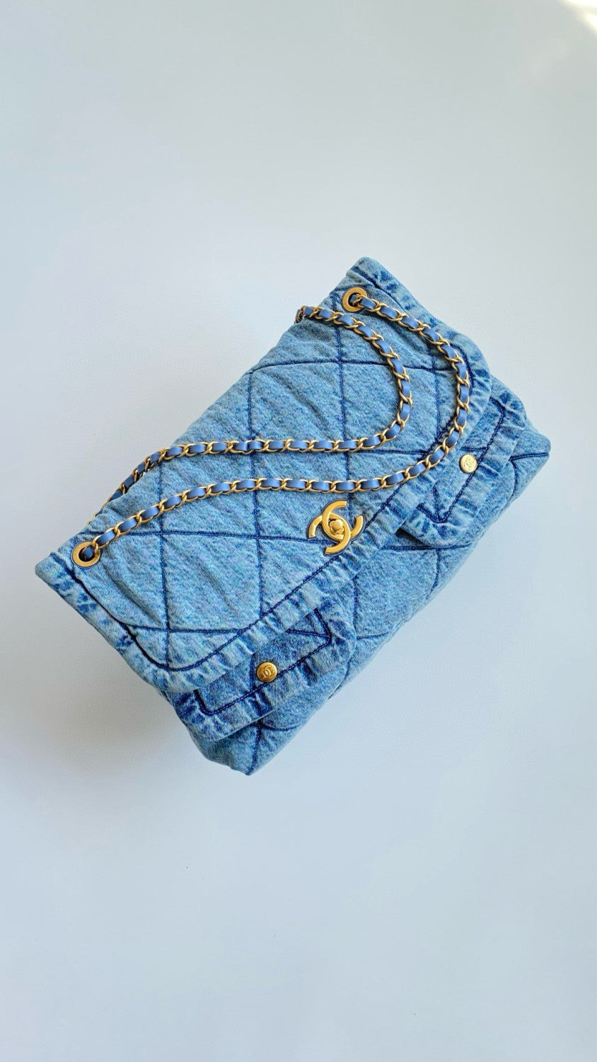 Chanel Women's Fashion Classic Logo Quilted Leather Chain-Strap Shoulder Tote Bag Bags AS5727-B22143-NB348 #79347