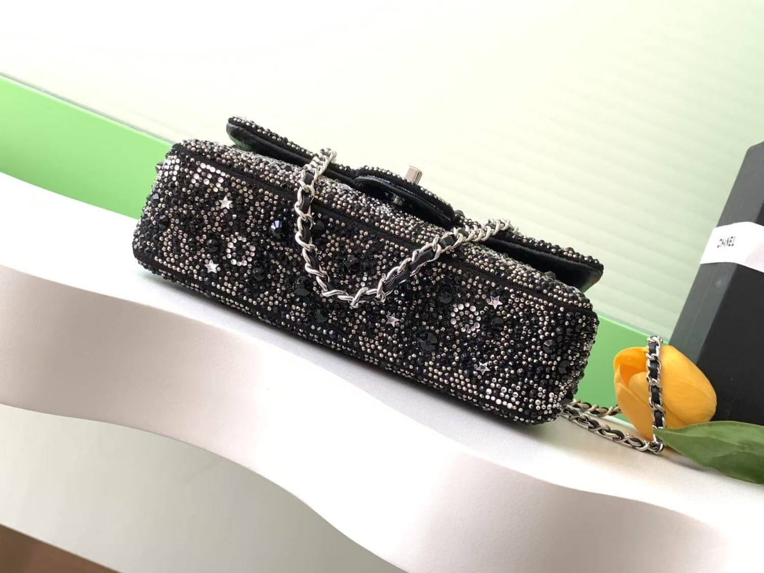 Chanel Women's Full Diamond Fashion Solid Color Handbag Casual Crossbody Bags Bag #71914