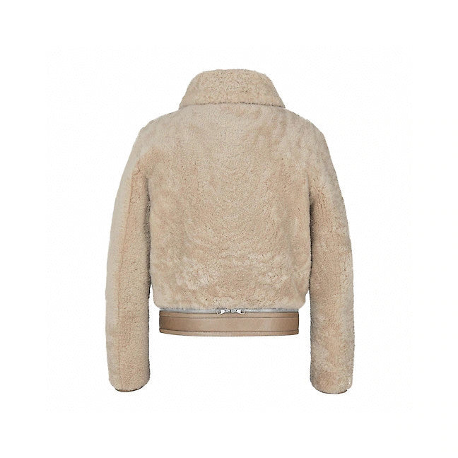 Louis Vuitton Removable Fur Leather Jacket Ngvp #5666