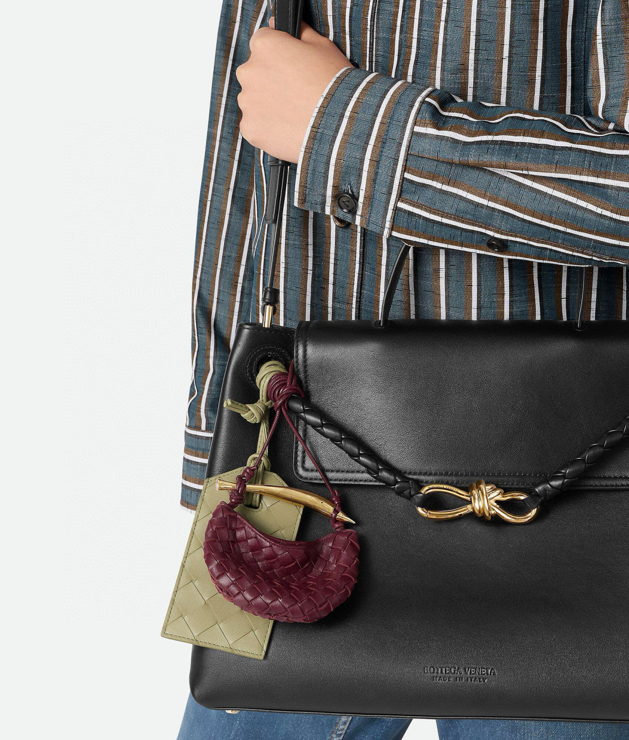 Bottega Veneta Sardine Women's Fashion Casual Solid Color Knit Mini Bag Accessories Bag Bags 836834V5QE01728 #79277