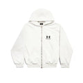 Balenciaga Men's And Women's Spring/Fall Fashion Casual Solid Color Zipper Hooded Long Sleeve Jacket #78946
