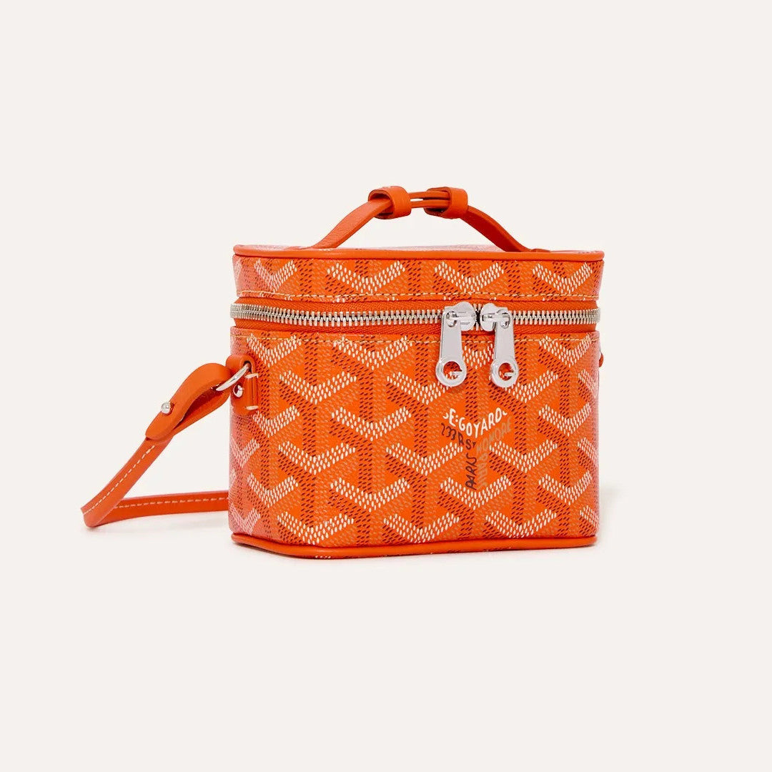 Goyard Muse Nano Women's Fashion Classic Color-Block Zipper Closure Adjustable Strap Leather Mini Makeup Bag Shoulder Bag Crossbody Bag Bags MUSEVANANTY10CL10P #79551