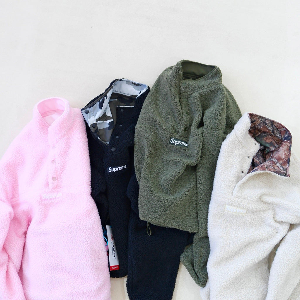 Supreme Polartec Shearling Reversible Pullover #334838